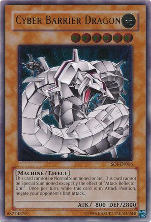 Cyber Barrier Dragon - SOI-EN006 - Ultimate Rare - Unlimited available at 401 Games Canada