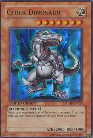 Cyber Dinosaur - JUMP-EN024 - Ultra Rare available at 401 Games Canada