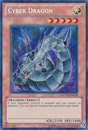 Cyber Dragon (Alternate art) - LCGX-EN176 - Secret Rare - Unlimited available at 401 Games Canada