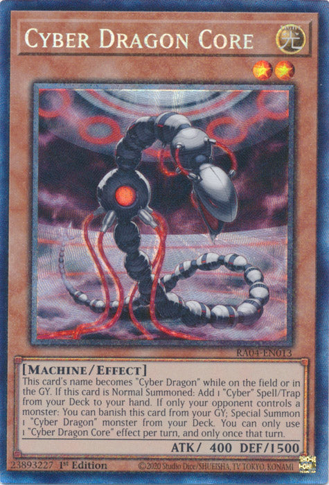Cyber Dragon Core (PCR) - RA04-EN013 - Prismatic Collector's Rare - 1st Edition