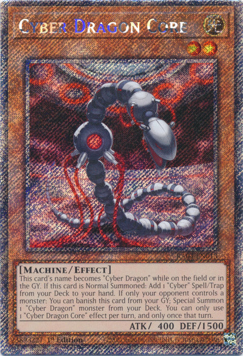 Cyber Dragon Core (Platinum Secret Rare) - RA04-EN013 - Platinum Secret Rare - 1st Edition