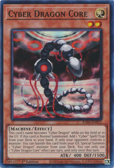 Cyber Dragon Core - RA04-EN013 - Super Rare - 1st Edition