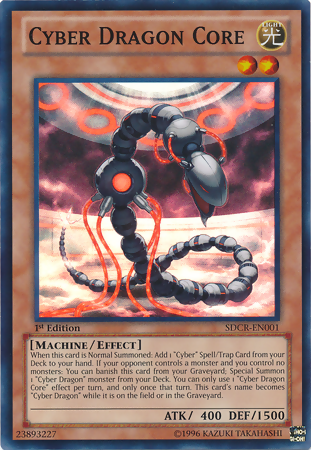 Cyber Dragon Core - SDCR-EN001 - Super Rare - 1st Edition available at 401 Games Canada