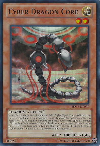 Cyber Dragon Core - SDCR-EN001 - Super Rare - Unlimited available at 401 Games Canada