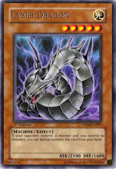 Cyber Dragon - DP04-EN001 - Rare - 1st Edition available at 401 Games Canada