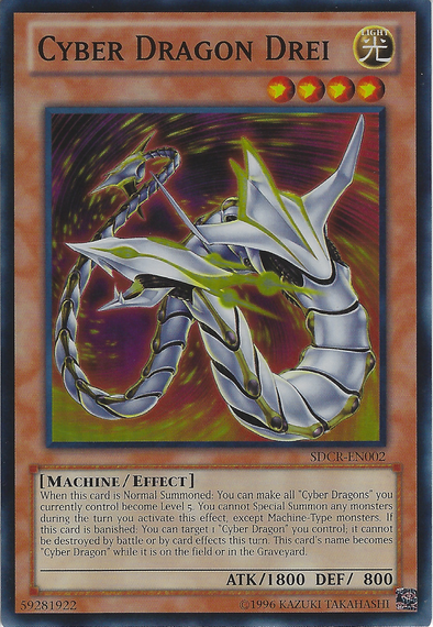 Cyber Dragon Drei - SDCR-EN002 - Super Rare - Unlimited available at 401 Games Canada