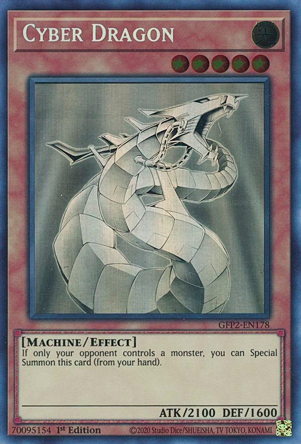 Cyber Dragon - GFP2-EN178 - Ghost Rare - 1st Edition available at 401 Games Canada