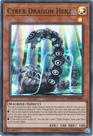 Cyber Dragon Herz - MP19-EN086 - Super Rare - Unlimited available at 401 Games Canada