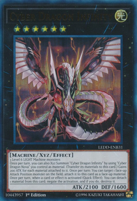 Cyber Dragon Infinity - LEDD-ENB31 - Ultra Rare - 1st Edition available at 401 Games Canada
