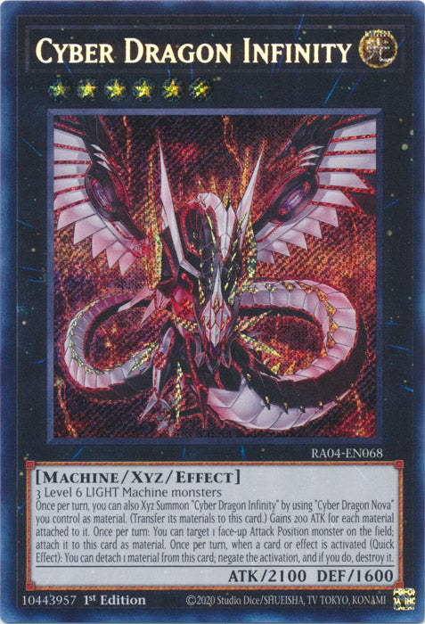 Cyber Dragon Infinity (Secret Rare) - RA04-EN068 - Secret Rare - 1st Edition