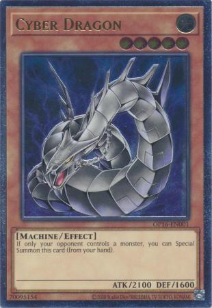 Cyber Dragon - OP16-EN001 - Ultimate Rare available at 401 Games Canada