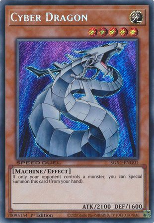 Cyber Dragon - SGX1-ENG01 - Secret Rare - 1st Edition available at 401 Games Canada