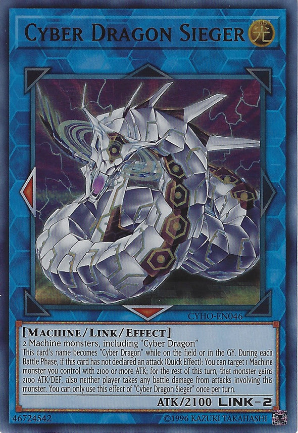 Cyber Dragon Sieger - CYHO-EN046 - Ultra Rare - Unlimited available at 401 Games Canada