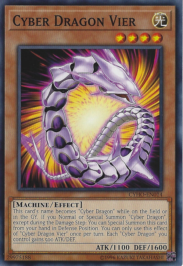 Cyber Dragon Vier - CYHO-EN014 - Common - Unlimited available at 401 Games Canada