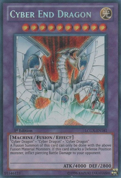 Cyber End Dragon - LCGX-EN181 - Secret Rare - 1st Edition available at 401 Games Canada