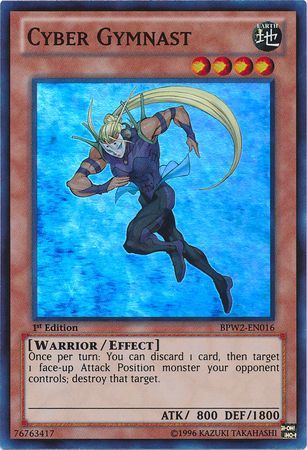 Cyber Gymnast - BPW2-EN016 - Super Rare - 1st Edition available at 401 Games Canada