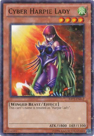 Cyber Harpie Lady - BATT-EN012 - Starfoil Rare available at 401 Games Canada