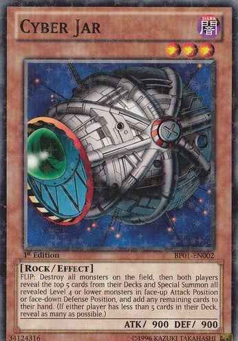 Cyber Jar - BP01-EN002 - Starfoil Rare - 1st Edition available at 401 Games Canada