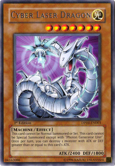 Cyber Laser Dragon - DP04-EN003 - Rare - 1st Edition available at 401 Games Canada