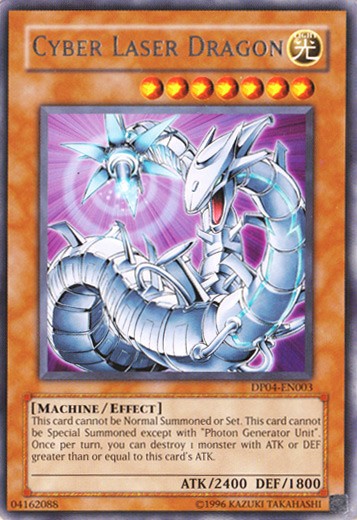 Cyber Laser Dragon - DP04-EN003 - Rare - Unlimited available at 401 Games Canada