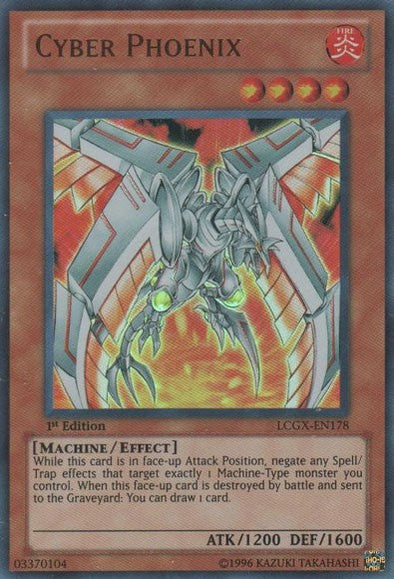 Cyber Phoenix - LCGX-EN178 - Ultra Rare - 1st Edition available at 401 Games Canada