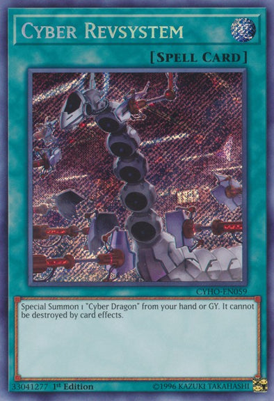 Cyber Revsystem - CYHO-EN059 - Secret Rare - 1st Edition available at 401 Games Canada