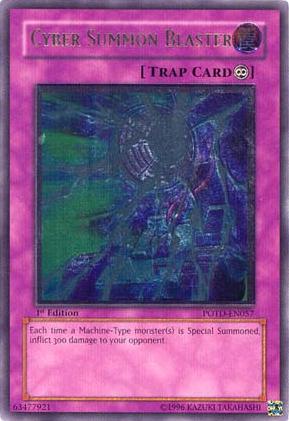 Cyber Summon Blaster - POTD-EN057 - Ultimate Rare - 1st Edition available at 401 Games Canada