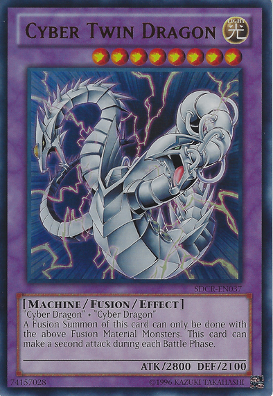 Cyber Twin Dragon - SDCR-EN037 - Ultra Rare - Unlimited available at 401 Games Canada