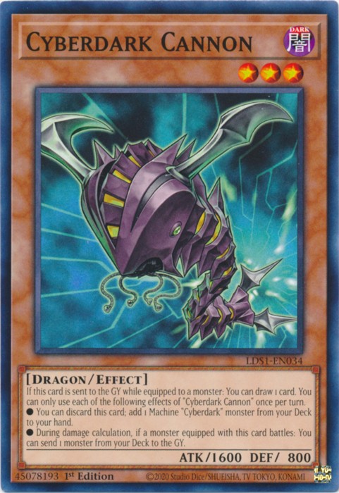 Cyberdark Cannon - LDS1-EN034 - Common - 1st Edition available at 401 Games Canada