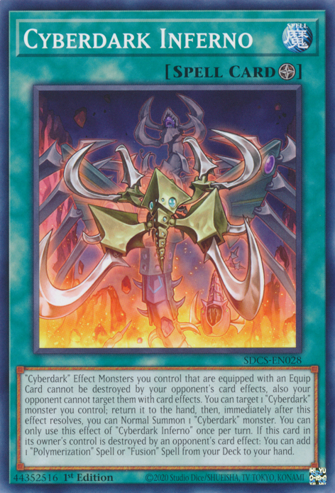 Cyberdark Inferno - SDCS-EN028 - Common - 1st Edition available at 401 Games Canada