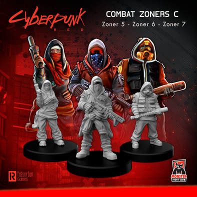 Cyberpunk Red - Minis Combat Zoners C (Lookouts) available at 401 Games Canada