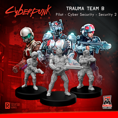 Cyberpunk Red - Minis Trauma Team B (Pilot and Security) available at 401 Games Canada