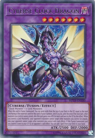 Cyberse Clock Dragon - MP19-EN180 - Rare - Unlimited available at 401 Games Canada