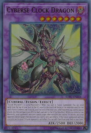 cyberse fusion monsters 401 Games Canada - Cyberse Clock Dragon - SOFU-EN034 - Ultra Rare