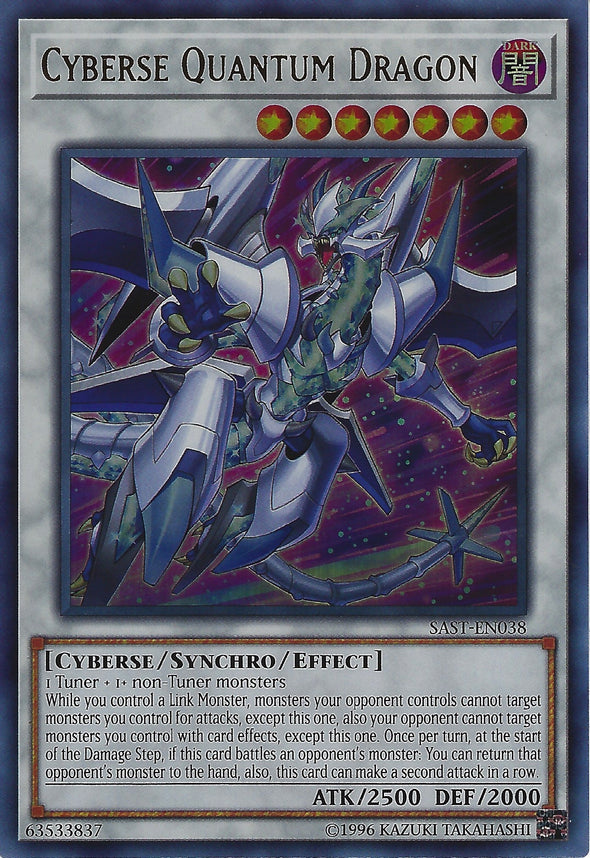 Cyberse Quantum Dragon - SAST-EN038 - Ultra Rare - Unlimited available at 401 Games Canada