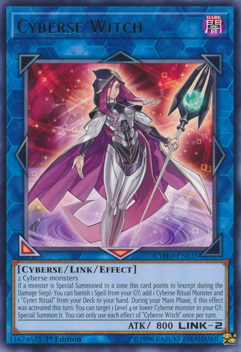 Cyberse Witch - CYHO-EN035 - Rare - 1st Edition available at 401 Games Canada