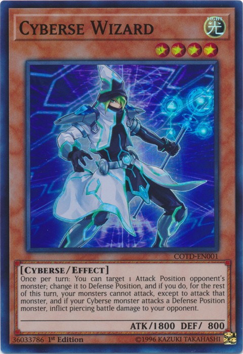 Cyberse Wizard - COTD-EN001 - Super Rare - 1st Edition available at 401 Games Canada