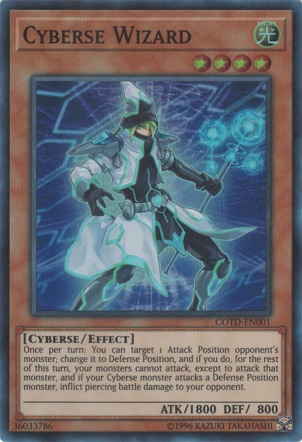 Cyberse Wizard - COTD-EN001 - Super Rare - Unlimited available at 401 Games Canada