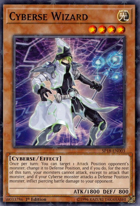 Cyberse Wizard - SP18-EN003 - Starfoil Rare - 1st Edition available at 401 Games Canada