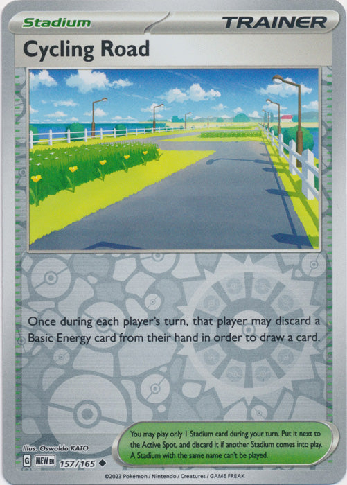 Cycling Road - 157/165 - Uncommon - Reverse Holo available at 401 Games Canada