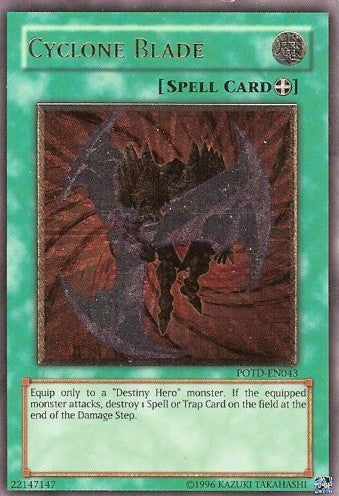 Cyclone Blade - POTD-EN043 - Ultimate Rare - Unlimited available at 401 Games Canada