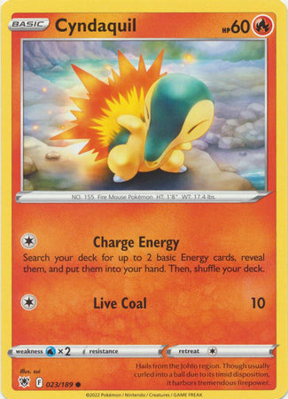 Cyndaquil - 023/189 - Common available at 401 Games Canada