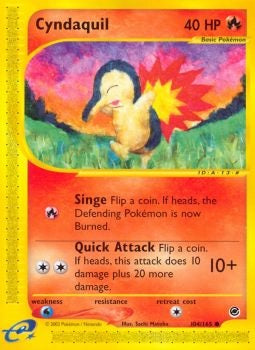 Cyndaquil - 104/165 - Common available at 401 Games Canada