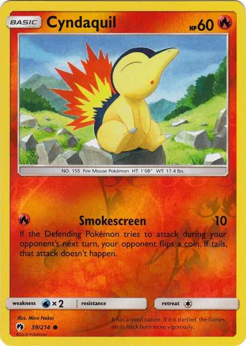 Cyndaquil - 39/214 - Common - Reverse Holo available at 401 Games Canada