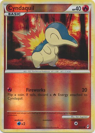 Cyndaquil - 55/95 - Common - Reverse Holo available at 401 Games Canada