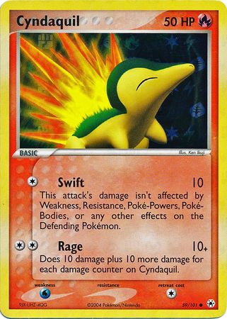 Cyndaquil - 59/101 - Common - Reverse Holo available at 401 Games Canada