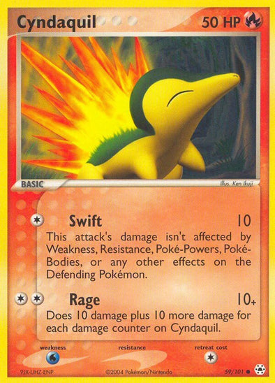 Cyndaquil - 59/101 - Common available at 401 Games Canada