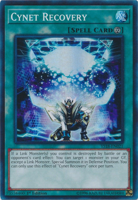 Cynet Recovery - YS18-EN021 - Super Rare - 1st Edition available at 401 Games Canada