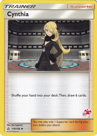 Cynthia (#21 Charizard Stamped) - 119/156 - Promo available at 401 Games Canada