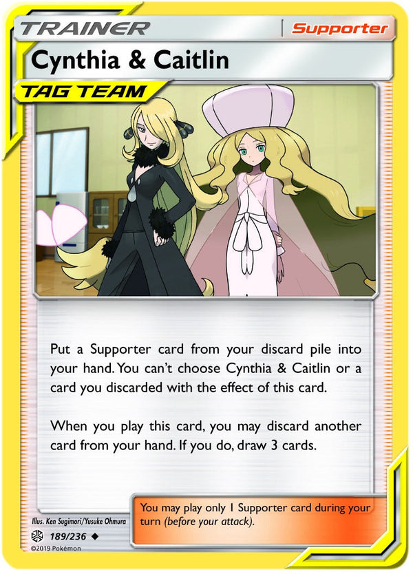Cynthia & Caitlin - 189/236 - Uncommon available at 401 Games Canada